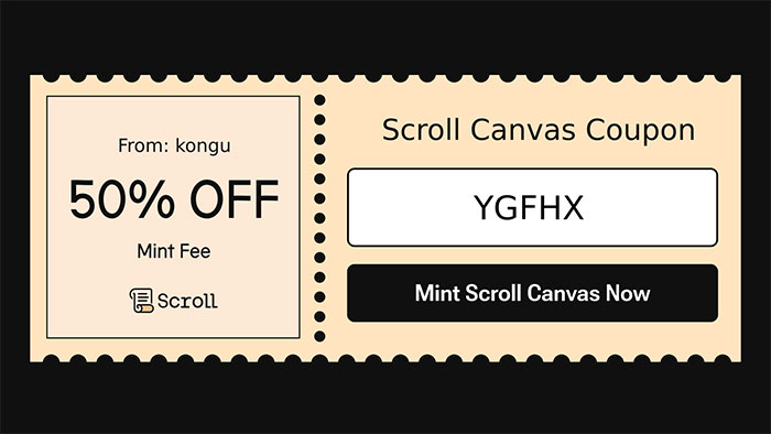 Scroll Canvas邀请码，50%优惠码