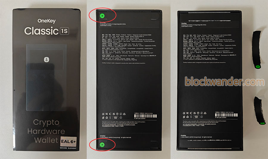 OneKey Classic 1S 硬件钱包开箱2