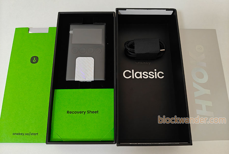 OneKey Classic 1S 硬件钱包开箱3