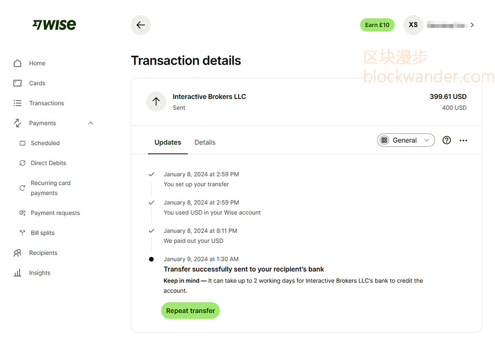 Wise入金盈透证券第7步